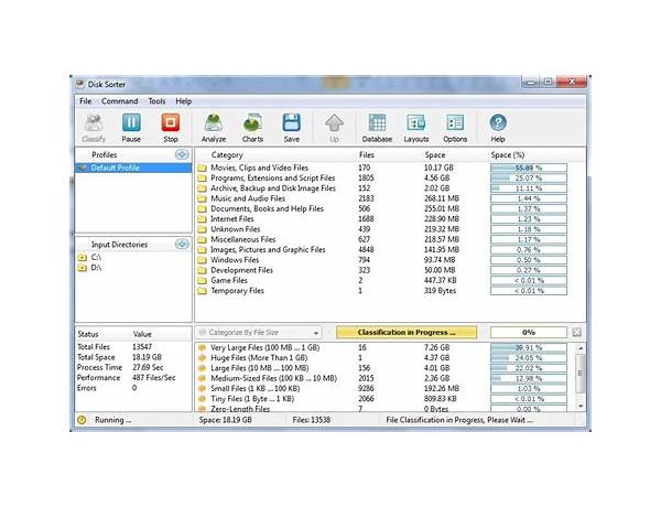 Disk Sorter for Windows - Download it from Habererciyes for free